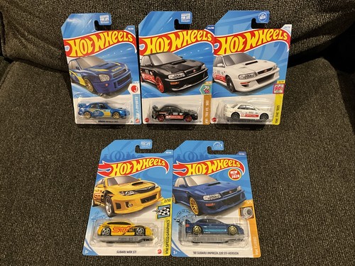 Hot wheels blue subaru - hot,
